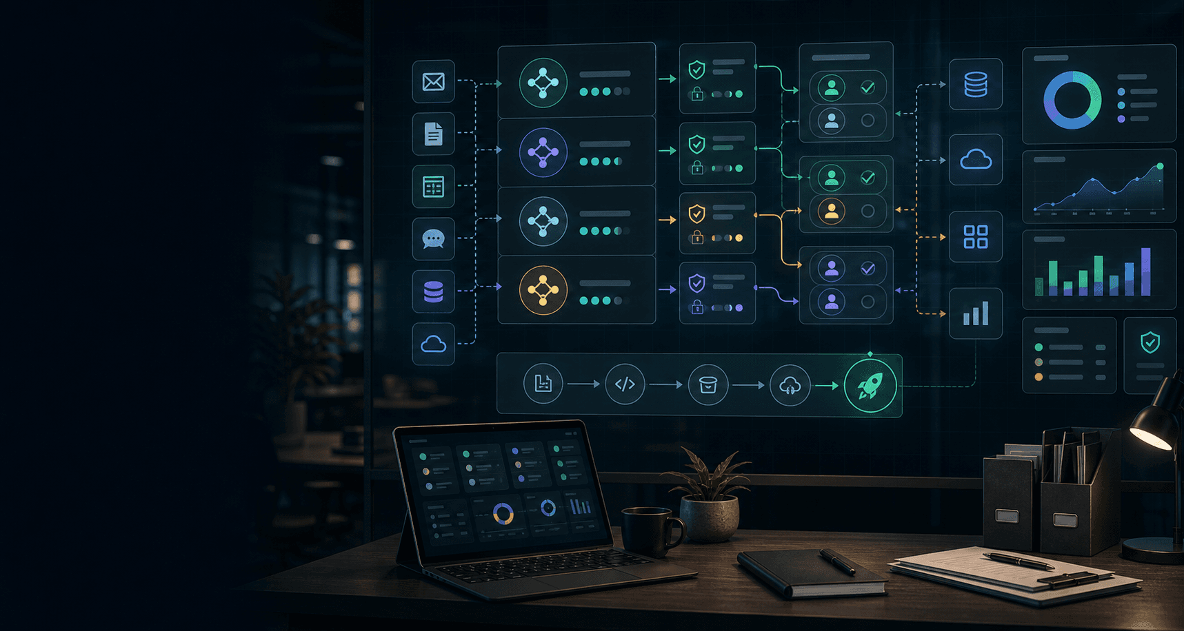AI Agent Development Services visual for ai automation service