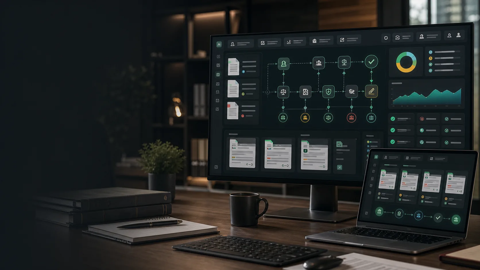 AI Contract Automation Services visual for ai automation service