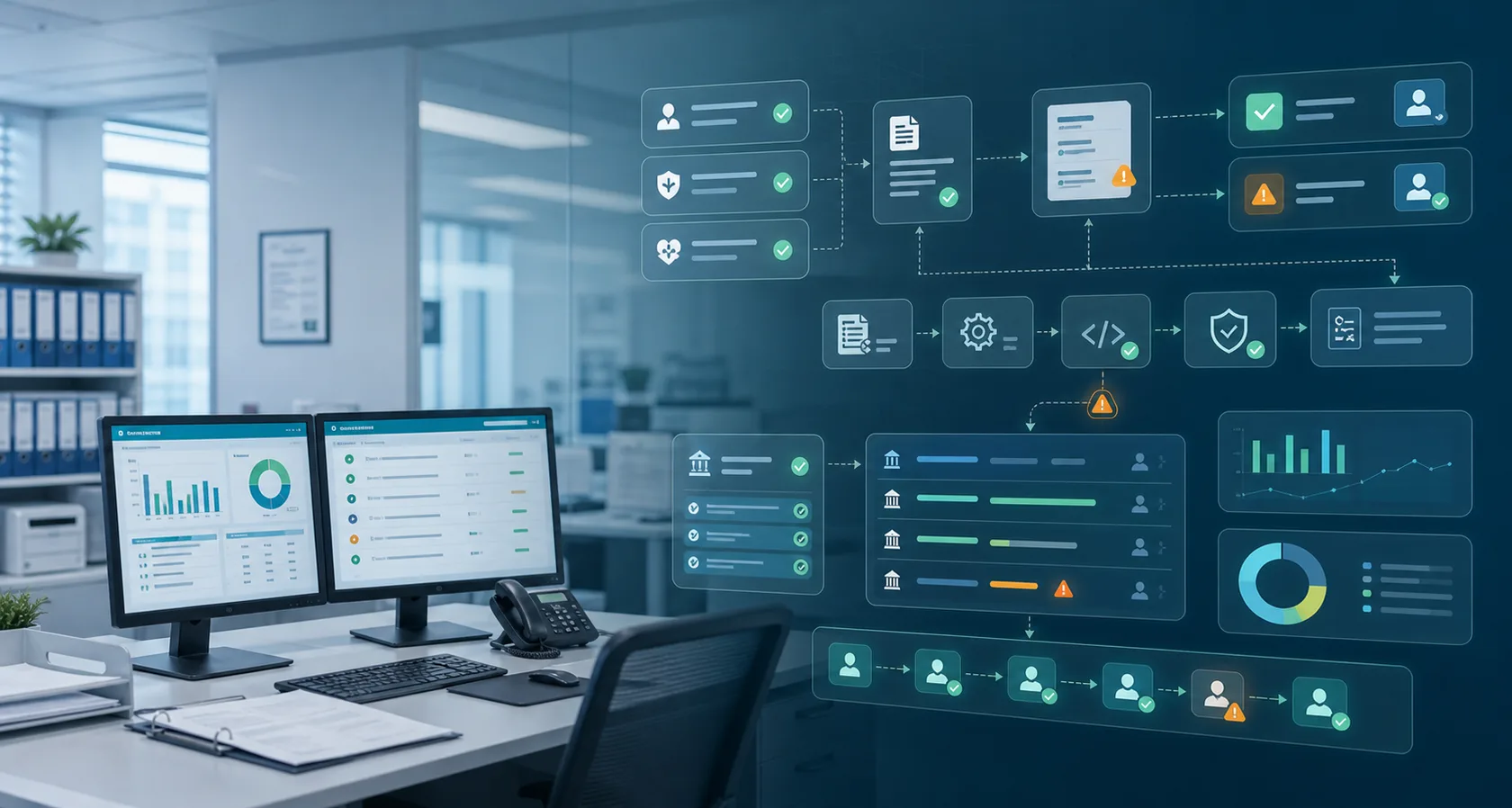 Prior Authorization AI Workflow Automation visual for healthcare use case