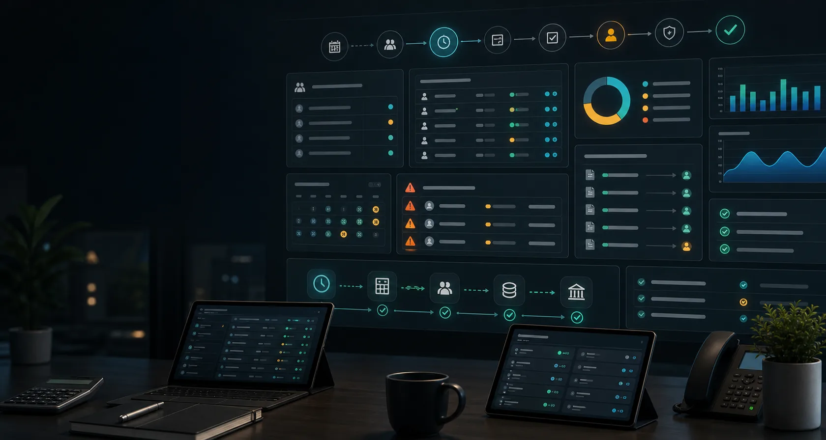 AI Payroll Automation Services visual for ai automation service