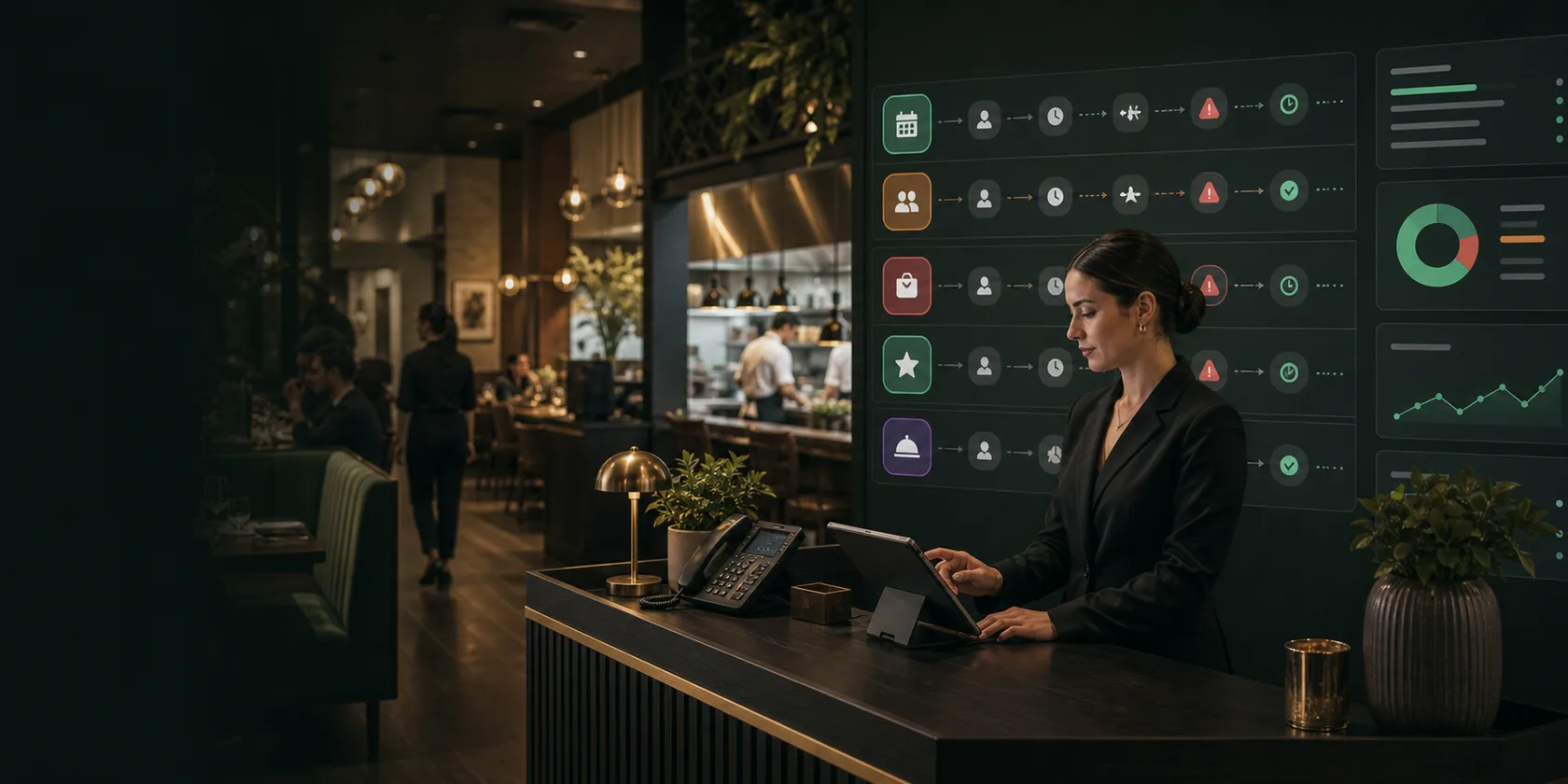 Restaurants AI Automation Case Study visual for restaurants case playbook