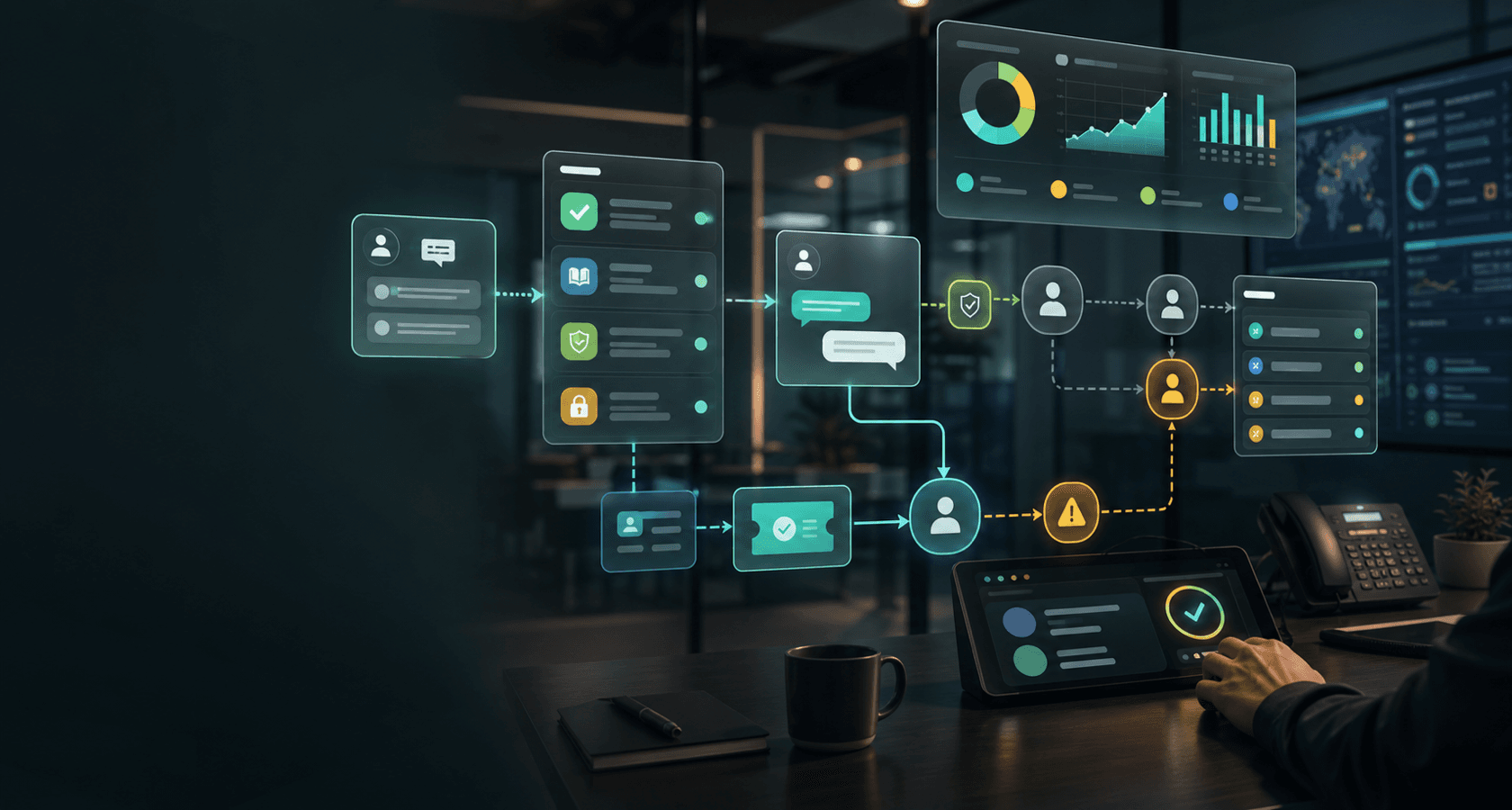 AI Chatbot Automation Services visual for ai automation service