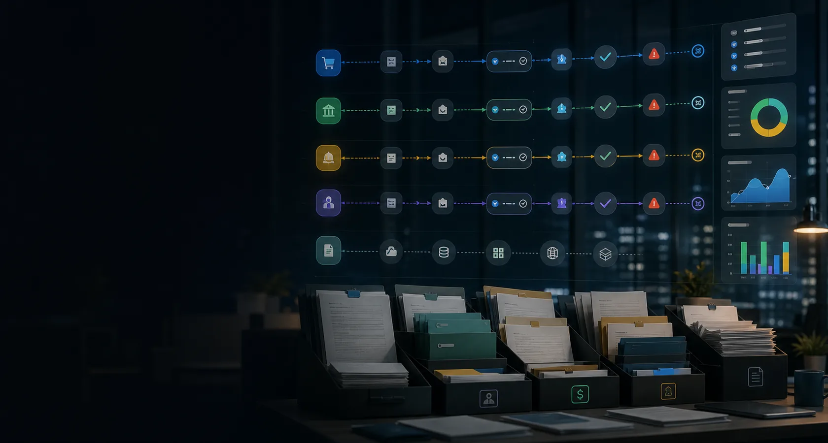 AI Back Office Automation Services visual for ai automation service