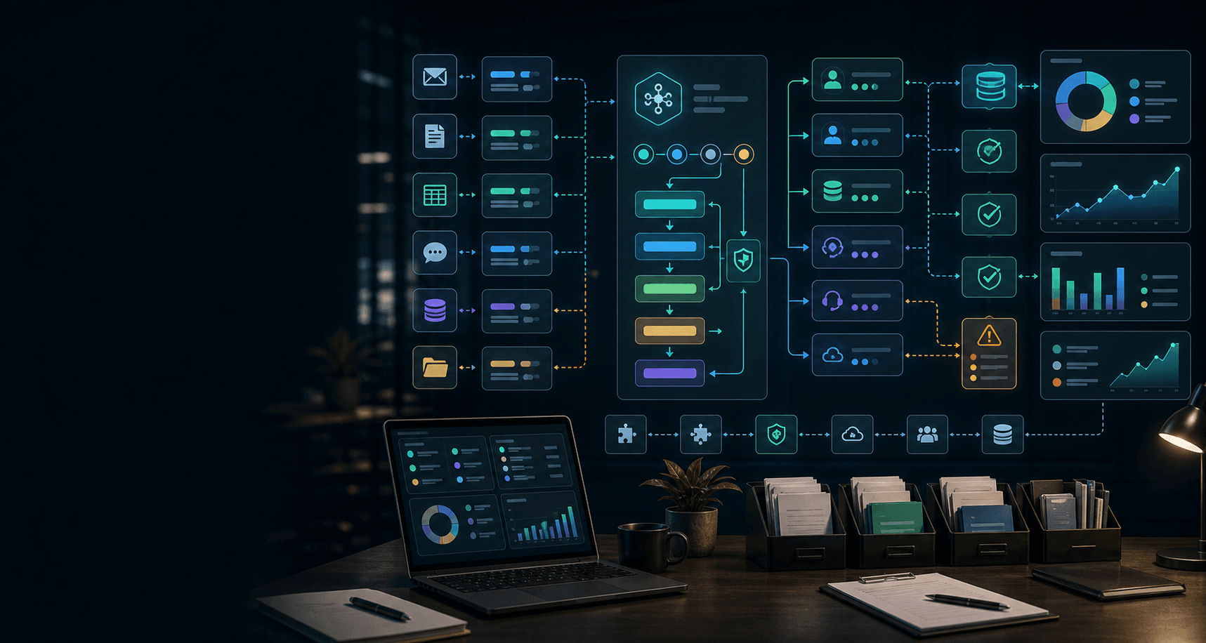 Custom AI Automation Services visual for ai automation service
