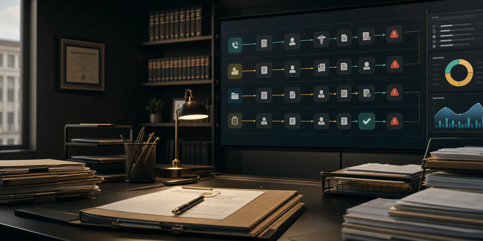Personal Injury Law AI Automation Case Study visual for personal injury law case playbook